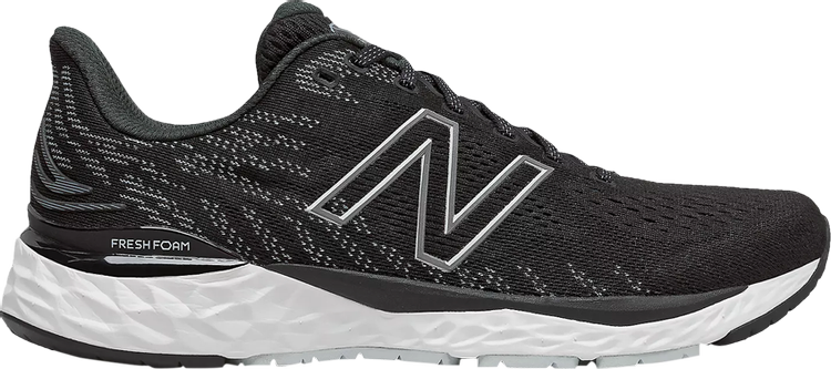 Кроссовки New Balance Fresh Foam 880v11 B Wide 'Black Cyclone', черный - фото