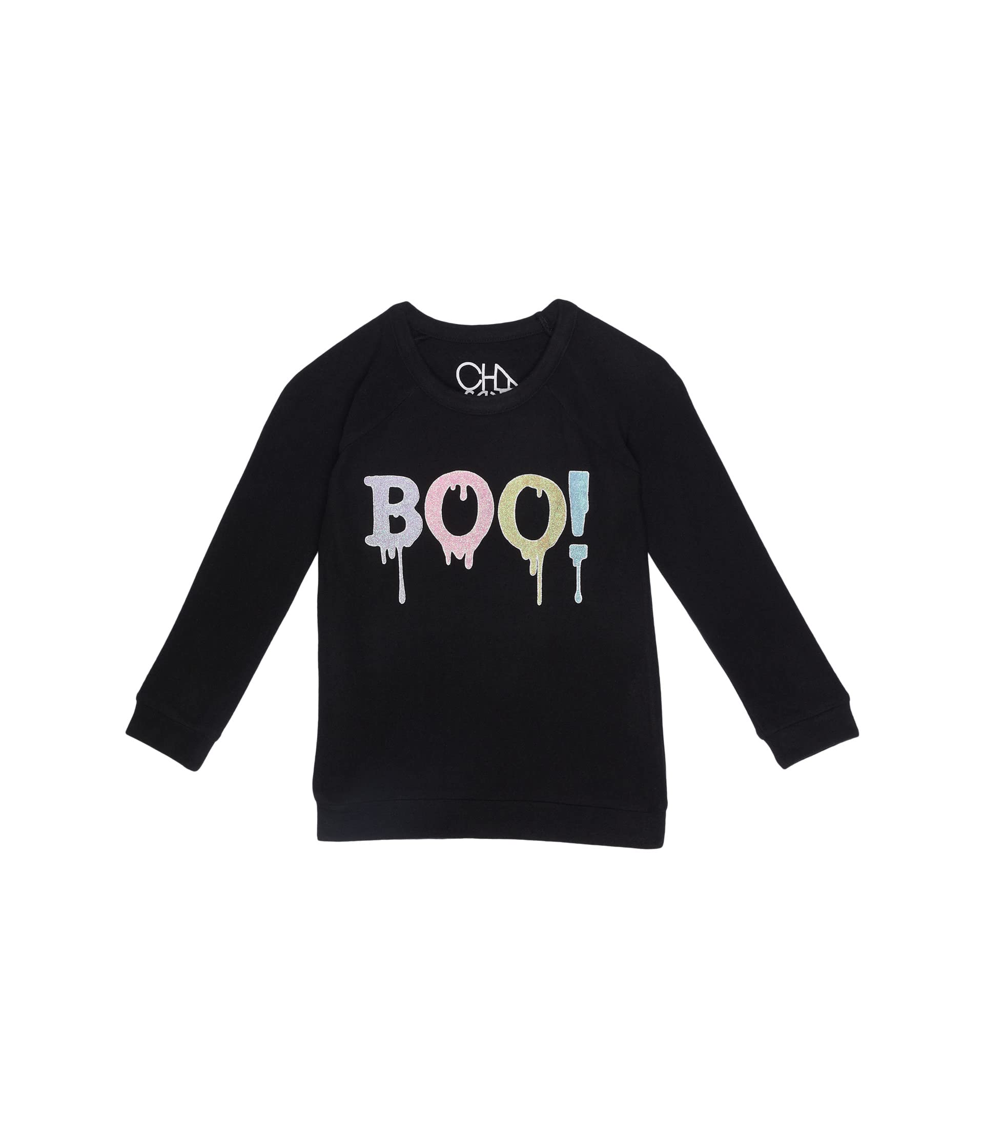 Худи Chaser Kids, Boo Recycled Bliss Knit Tee with Glitter брюки chaser kids recycled bliss knit cozy sweatpants