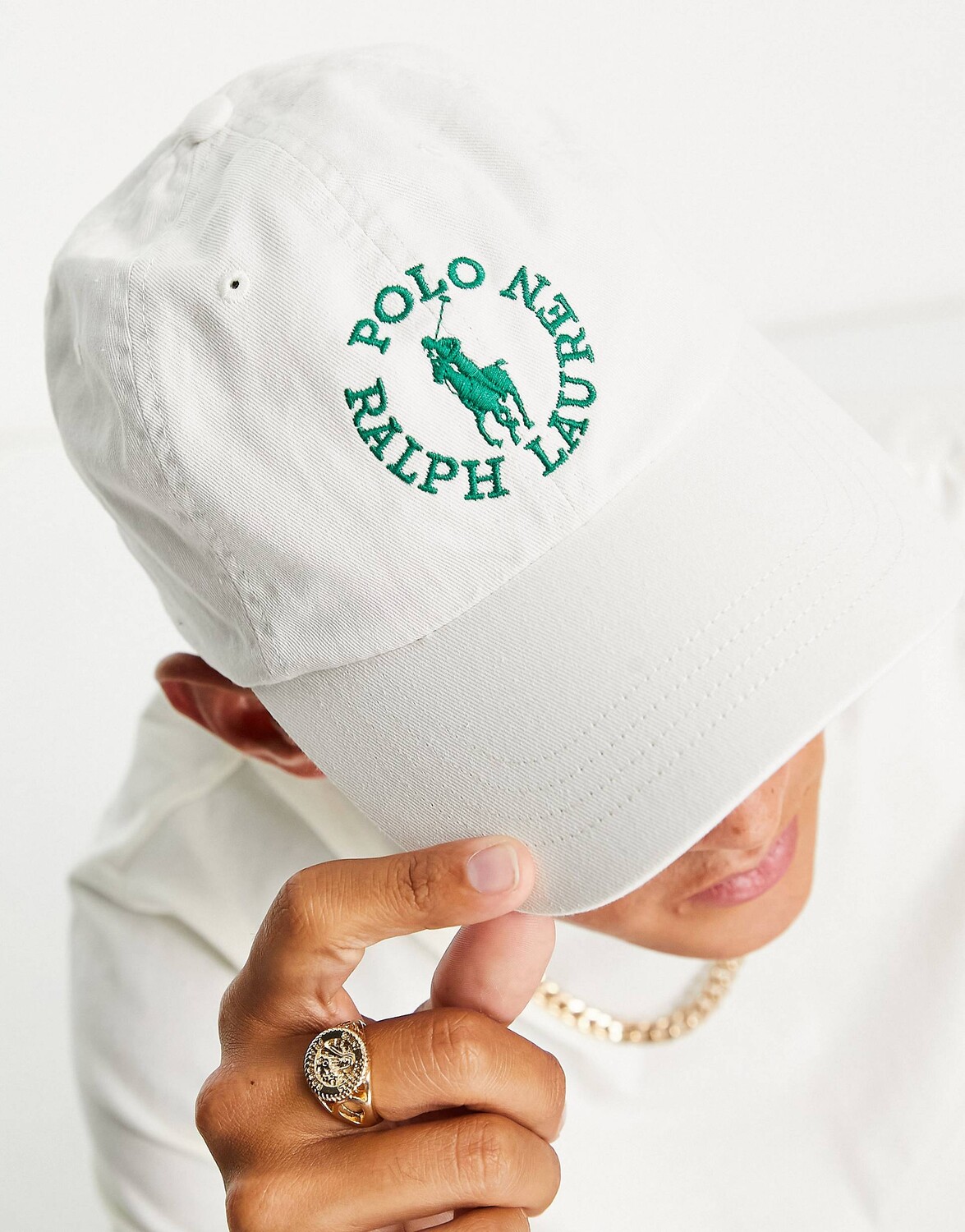 

Эксклюзивная кремовая коллаборация Polo Ralph Lauren x ASOS с круглым логотипом