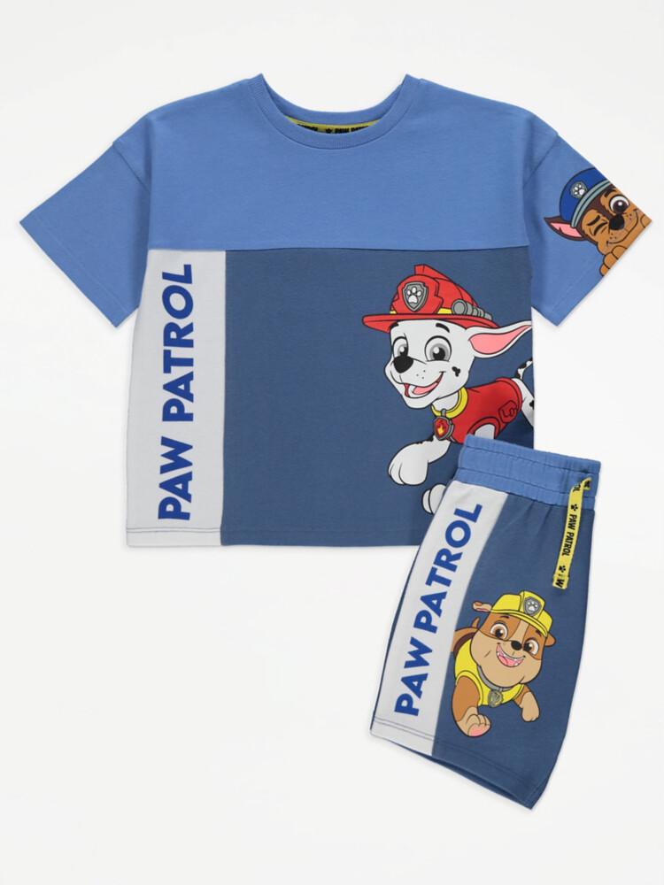 

PAW Patrol: синяя спортивная футболка и шорты George., синий