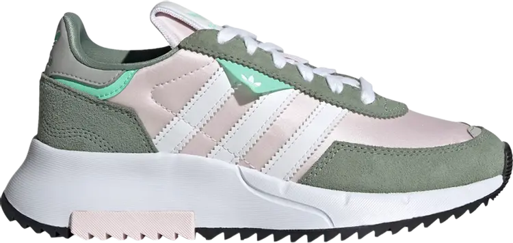 

Кроссовки Adidas Retropy F2 Big Kid 'Silver Green Almost Pink', розовый
