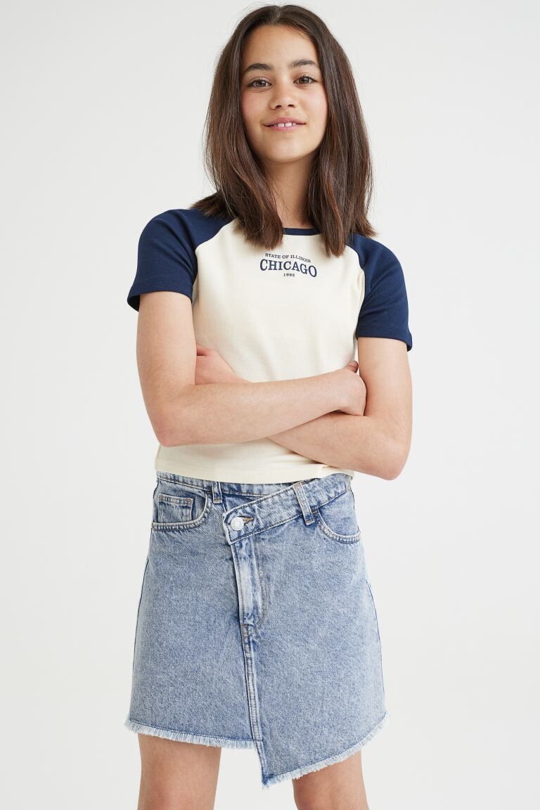 

Асимметричная джинсовая юбка H&M