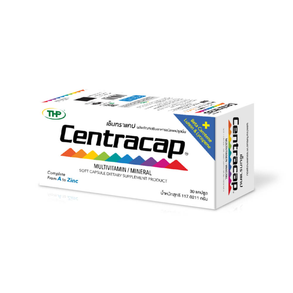 Пищевая добавка THP Centracap MultiVitamin & Mineral HP, 30 капсул пищевая добавка thp mineralcap hp 30 капсул