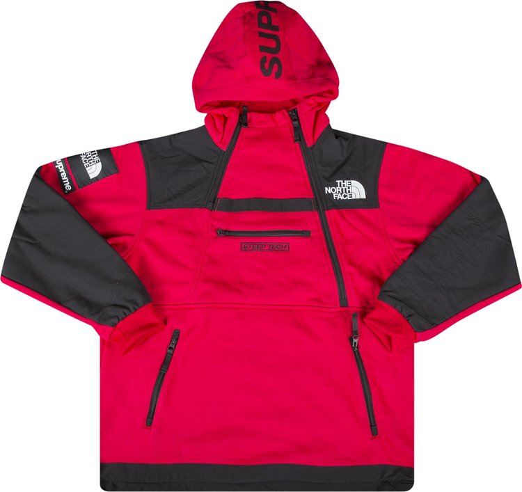 Supreme x The North Face St Shirtp Tech Hooded Sweatshirt Red