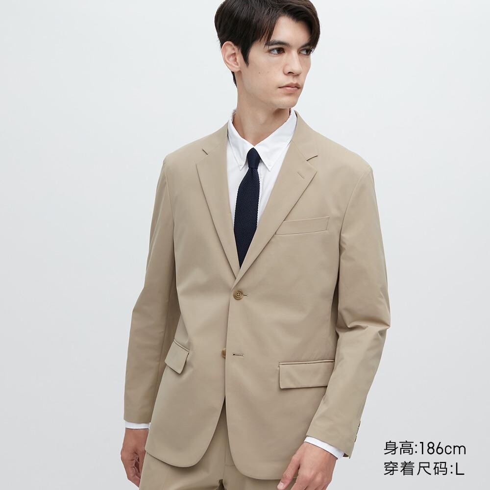 

Пиджак Uniqlo, бежевый