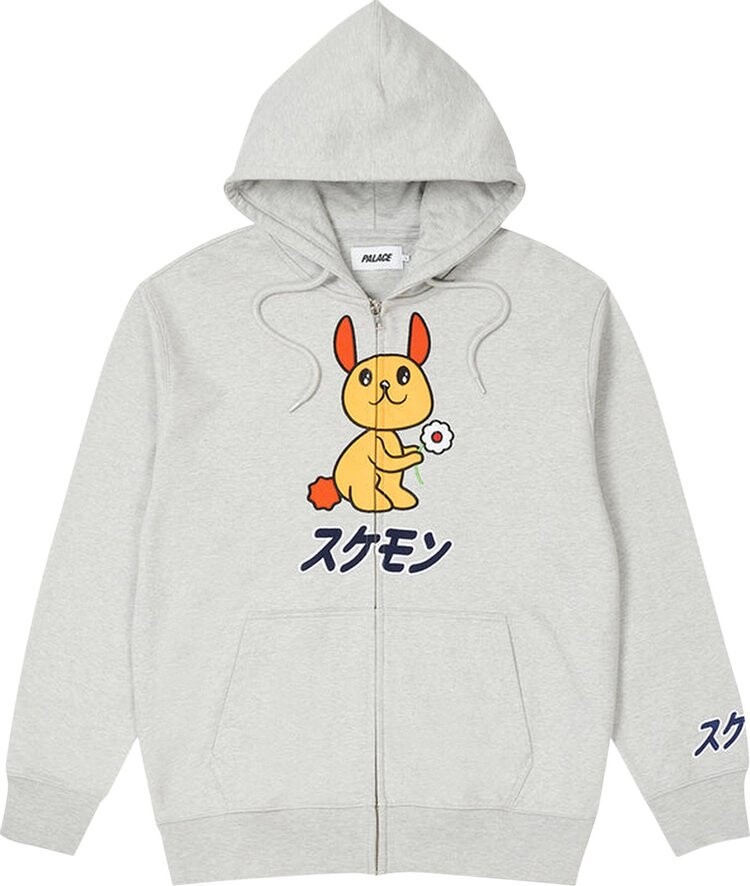 

Толстовка Palace Cute Zip Hood 'Grey Marl', серый