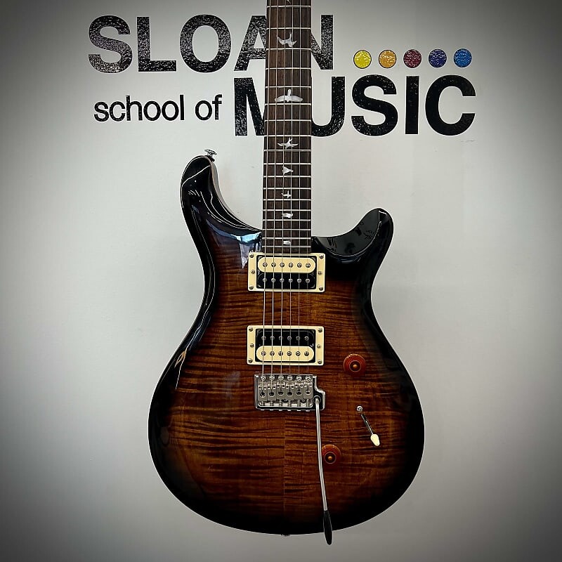 

Электрогитара PRS SE Custom 24 Black Gold Sunburst