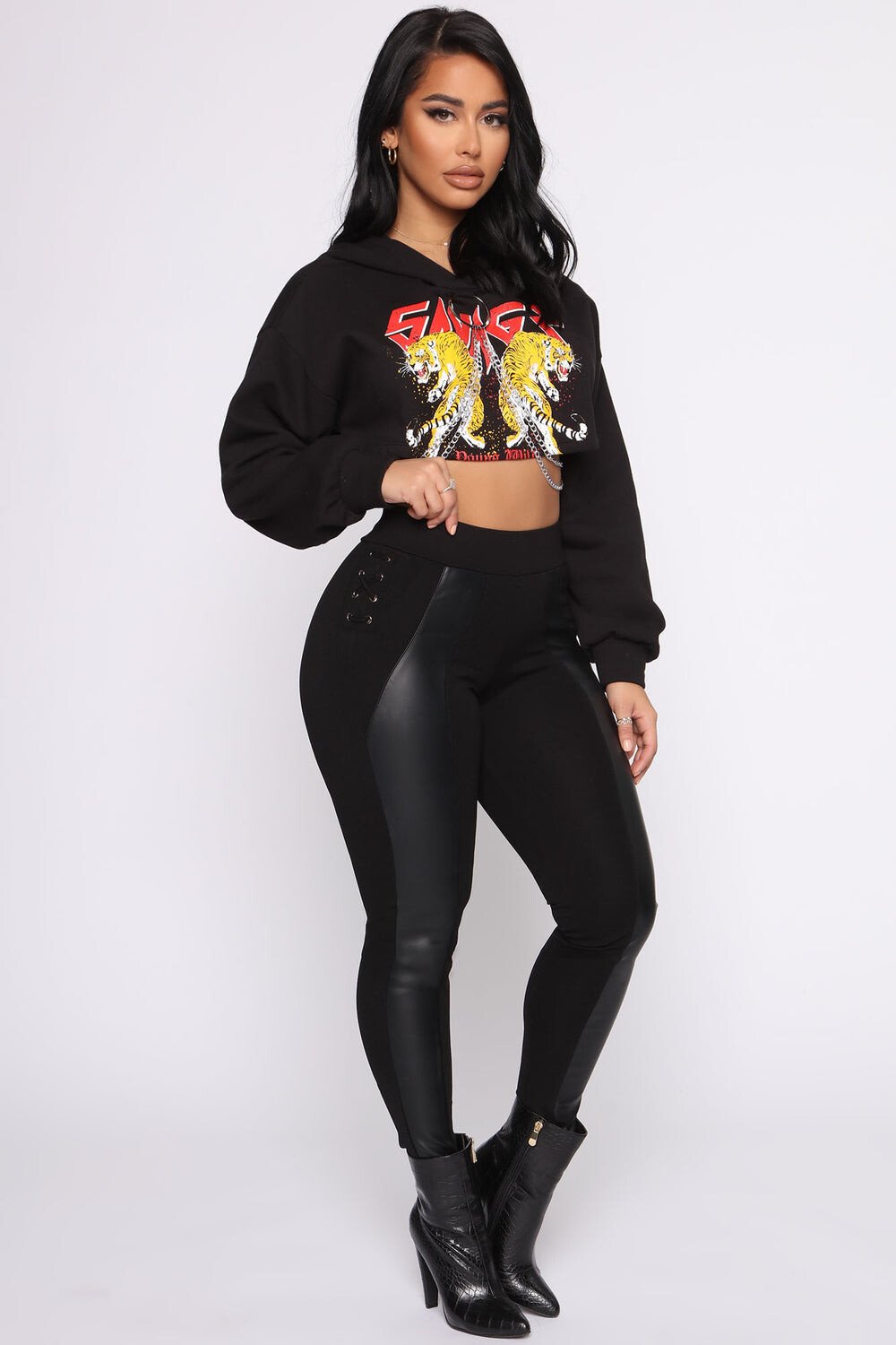 

Леггинсы Fashion Nova PP162, черный