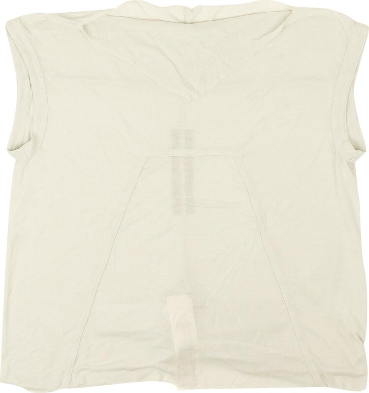 

Футболка Rick Owens Column T-Shirt Oyster, кремовый