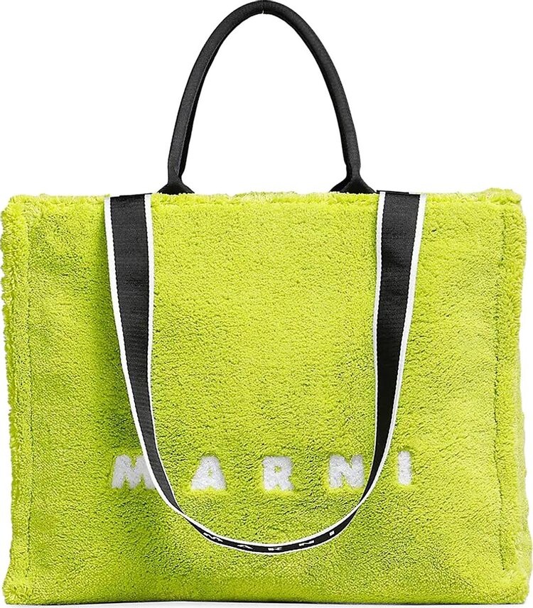 

Сумка Marni Shopping Bag Light Lime, зеленый