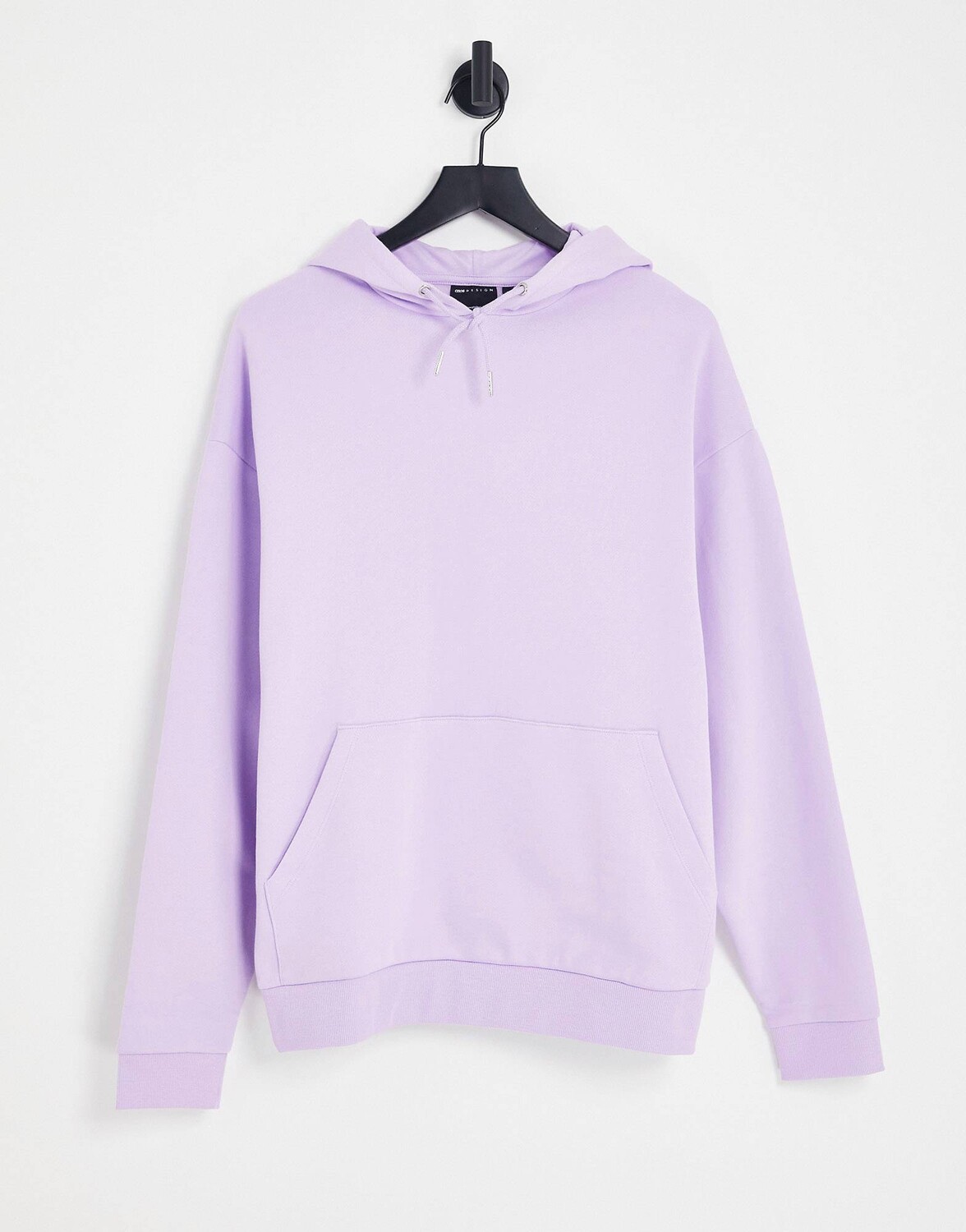

Худи свободного кроя пастельного фиолетового цвета ASOS DESIGN