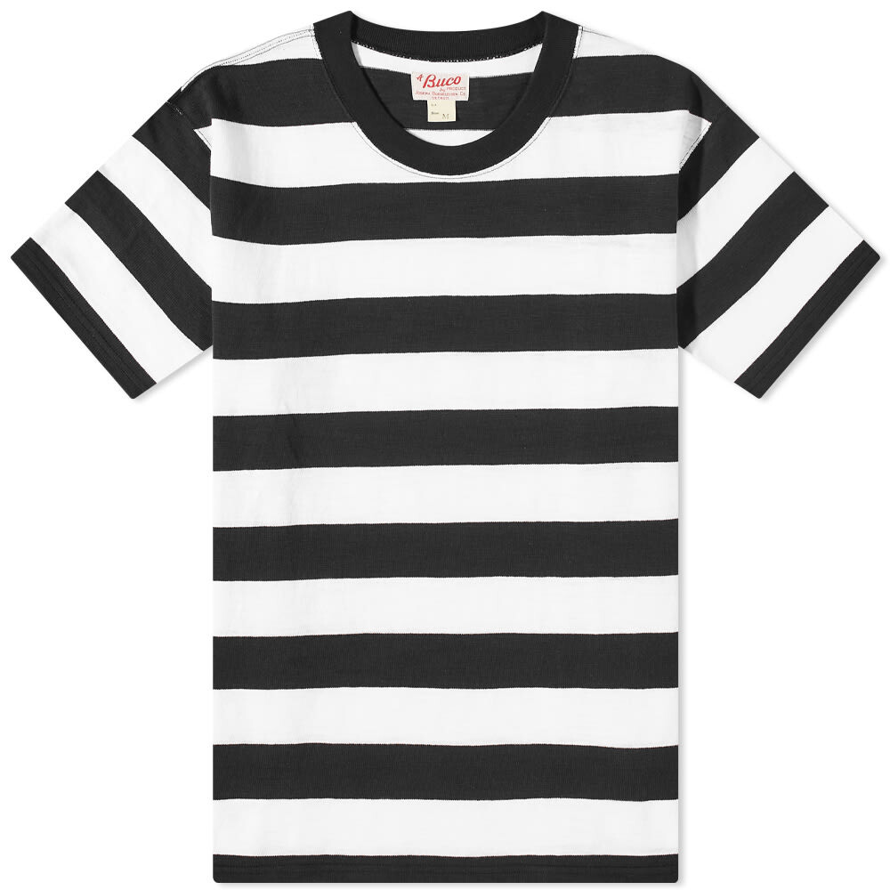

Футболка The Real McCoys Buco Stripe Tee, Серый