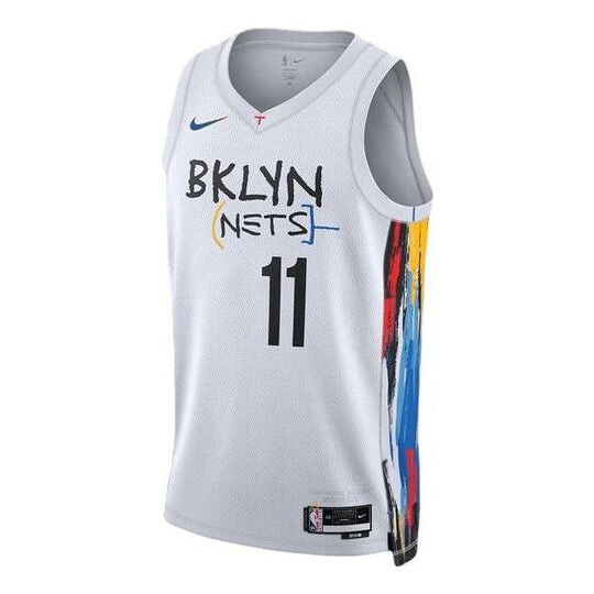 

Майка Nike Dri-FIT NBA Brooklyn Nets Kyrie Irving City Edition 2022/23 DO9585-103, белый