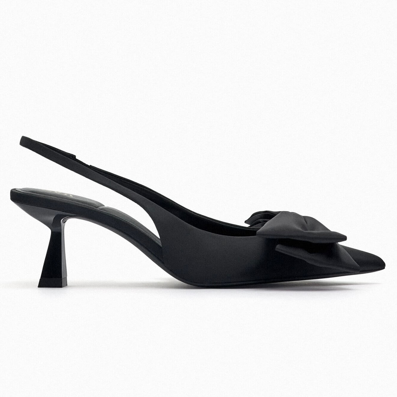 

Туфли Zara Heeled Slingback, черный