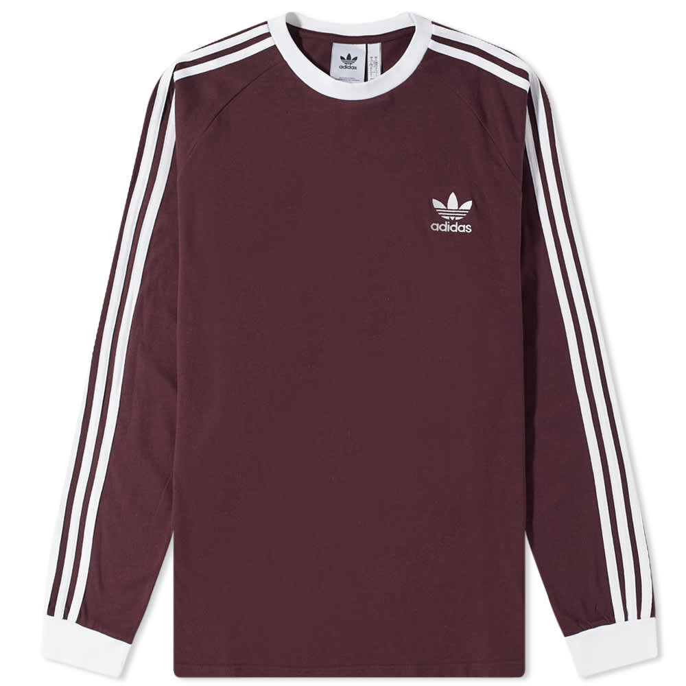 

Футболка Adidas Long Sleeve 3 Stripe Tee