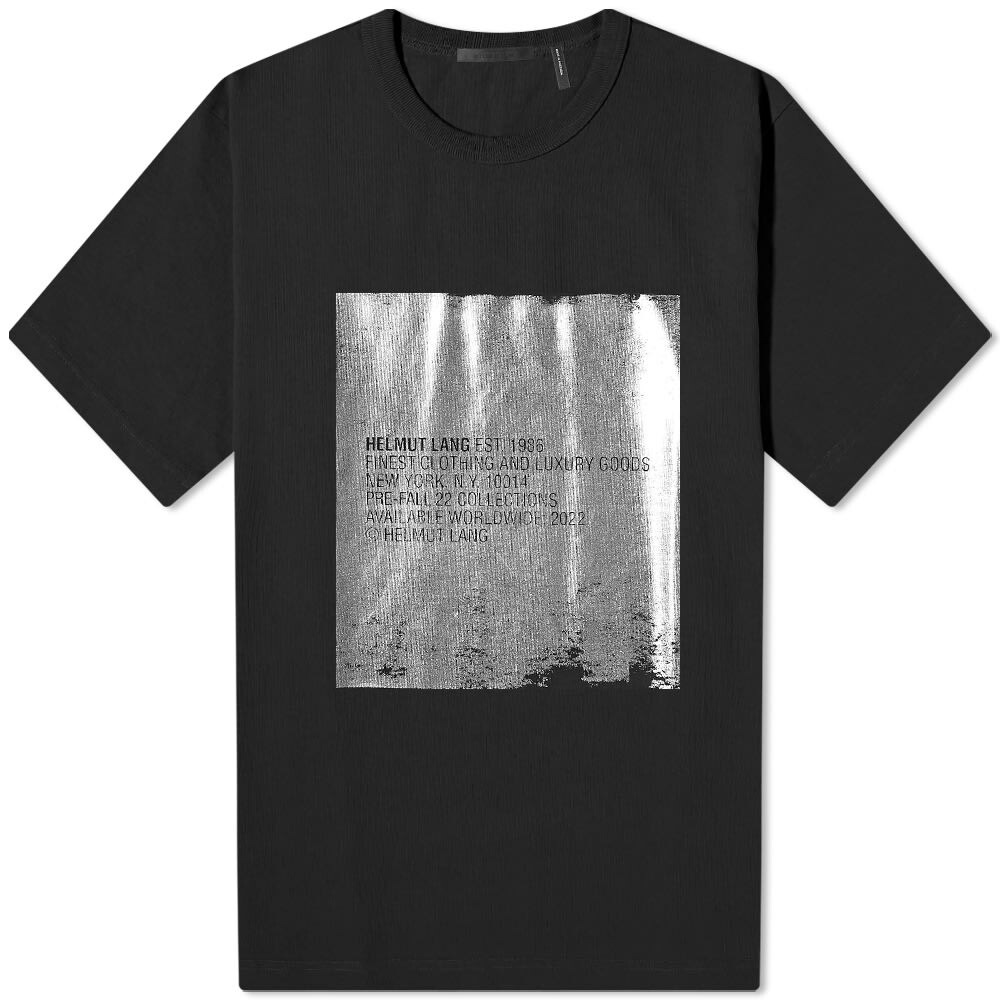

Футболка Helmut Lang Metallic Patch Logo Tee, Черный