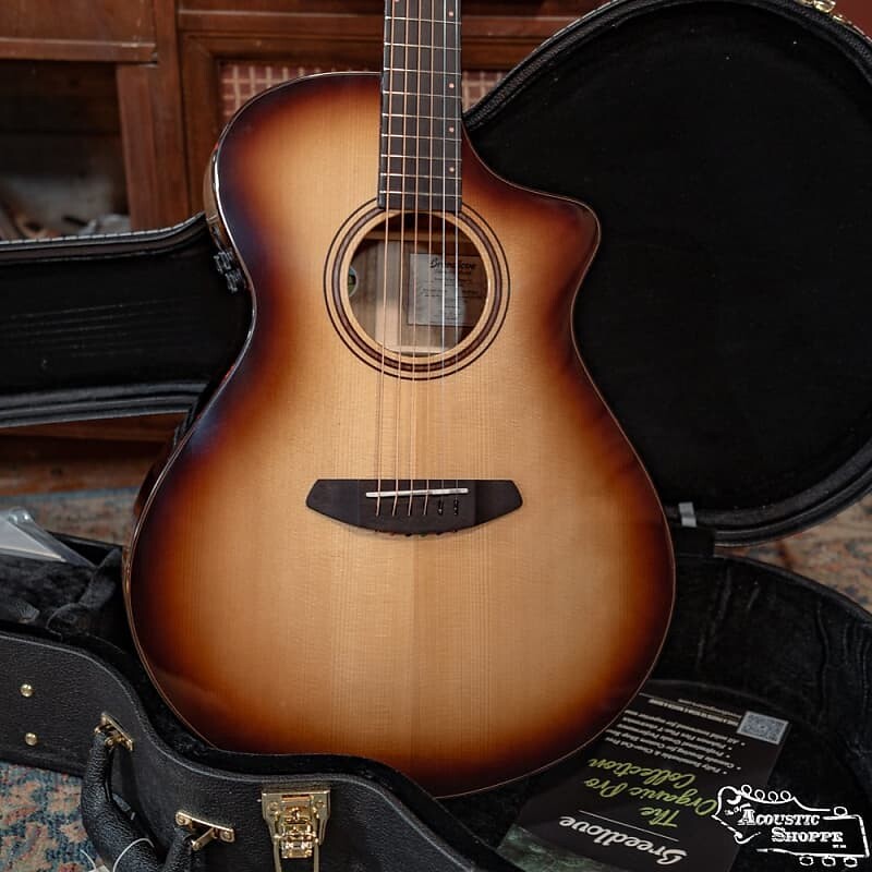 

Акустическая гитара Breedlove Organic Pro Artista Concert European Spruce/Myrtlewood Burnt Amber Cutaway со звукоснимателем Fishman #7716 ARCN50CEEUMY