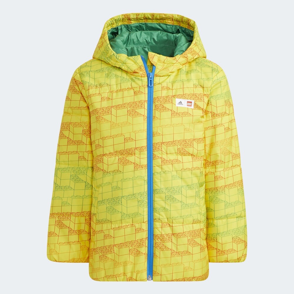 

Куртка Adidas х Lego Hooded, желтый/мультиколор