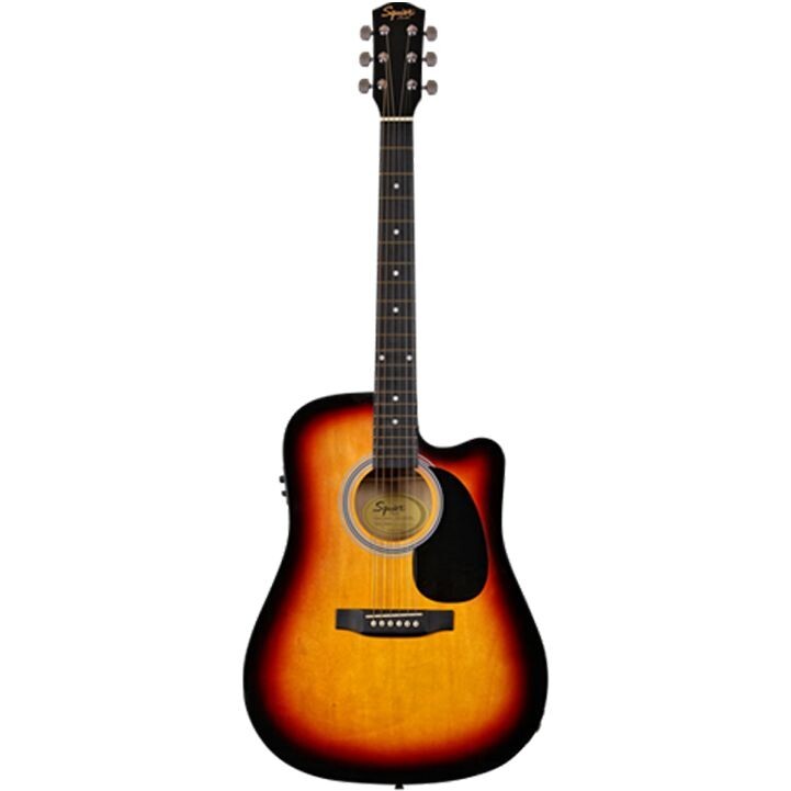 

Акустическая гитара Fender Squier SA-105CE Dreadnought Cutaway