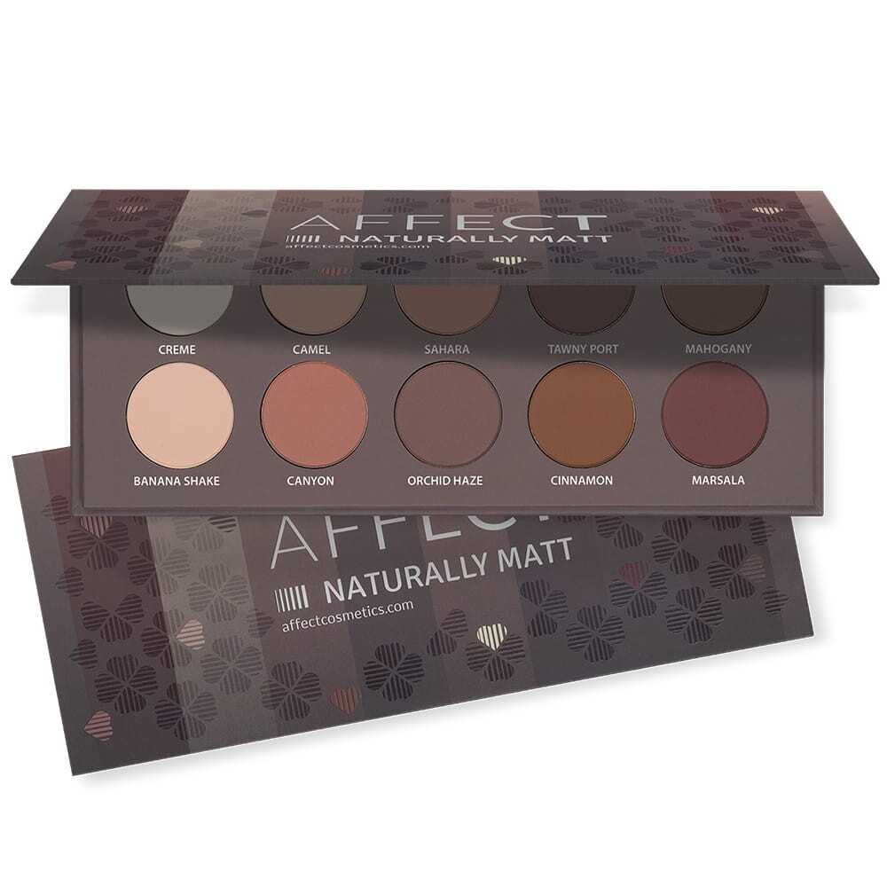 

Affect Палетка теней для век Naturally Matt Pressed Eyeshadow Palette 10x2 г