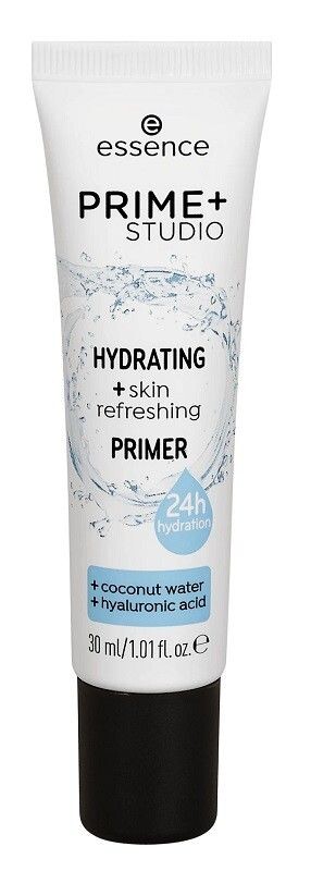 

Essence Prime+ Studio Hydrating + Skin Refreshing Primer составляют основу, 30 ml