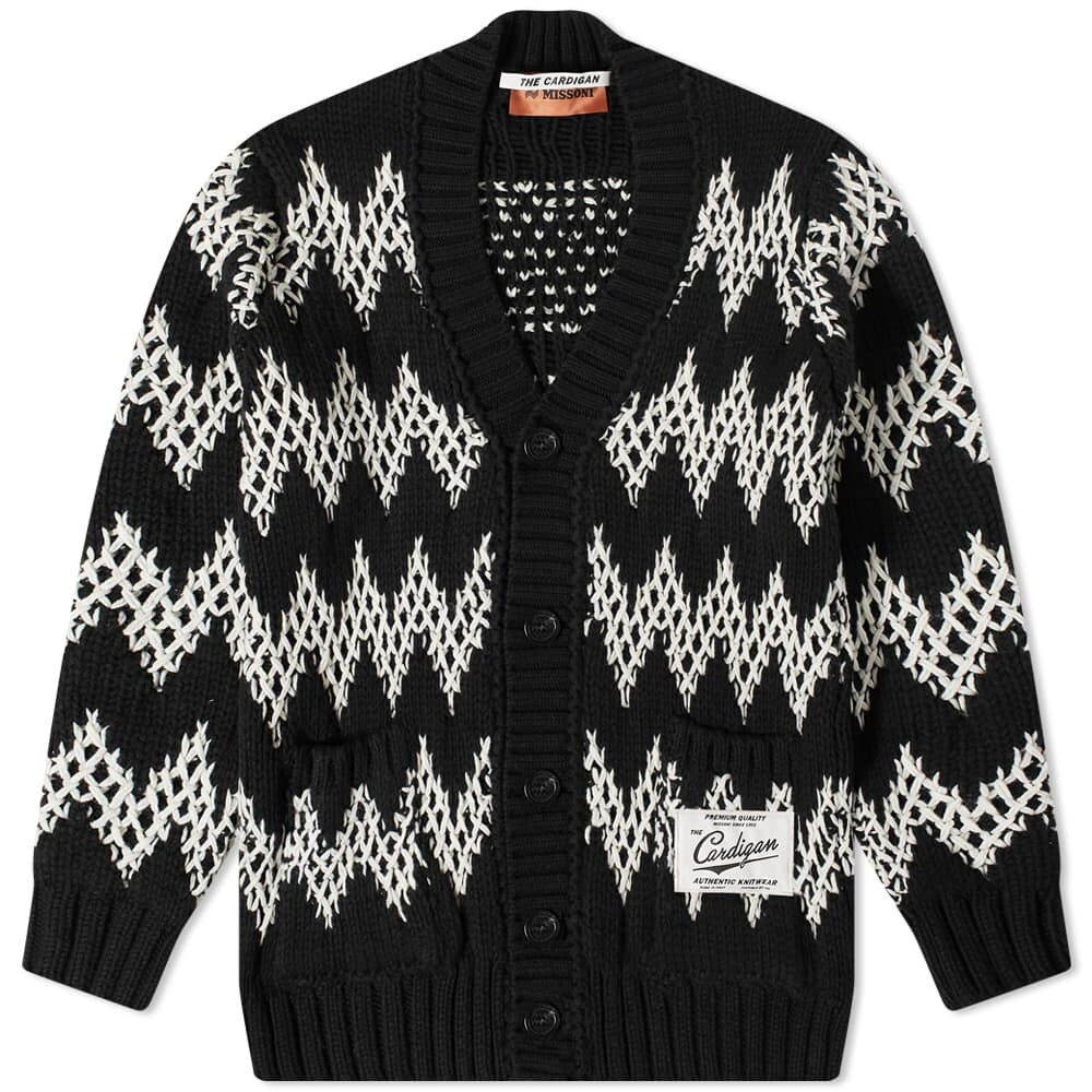 

Джемпер Missoni Zig Zag Cardigan, Черный