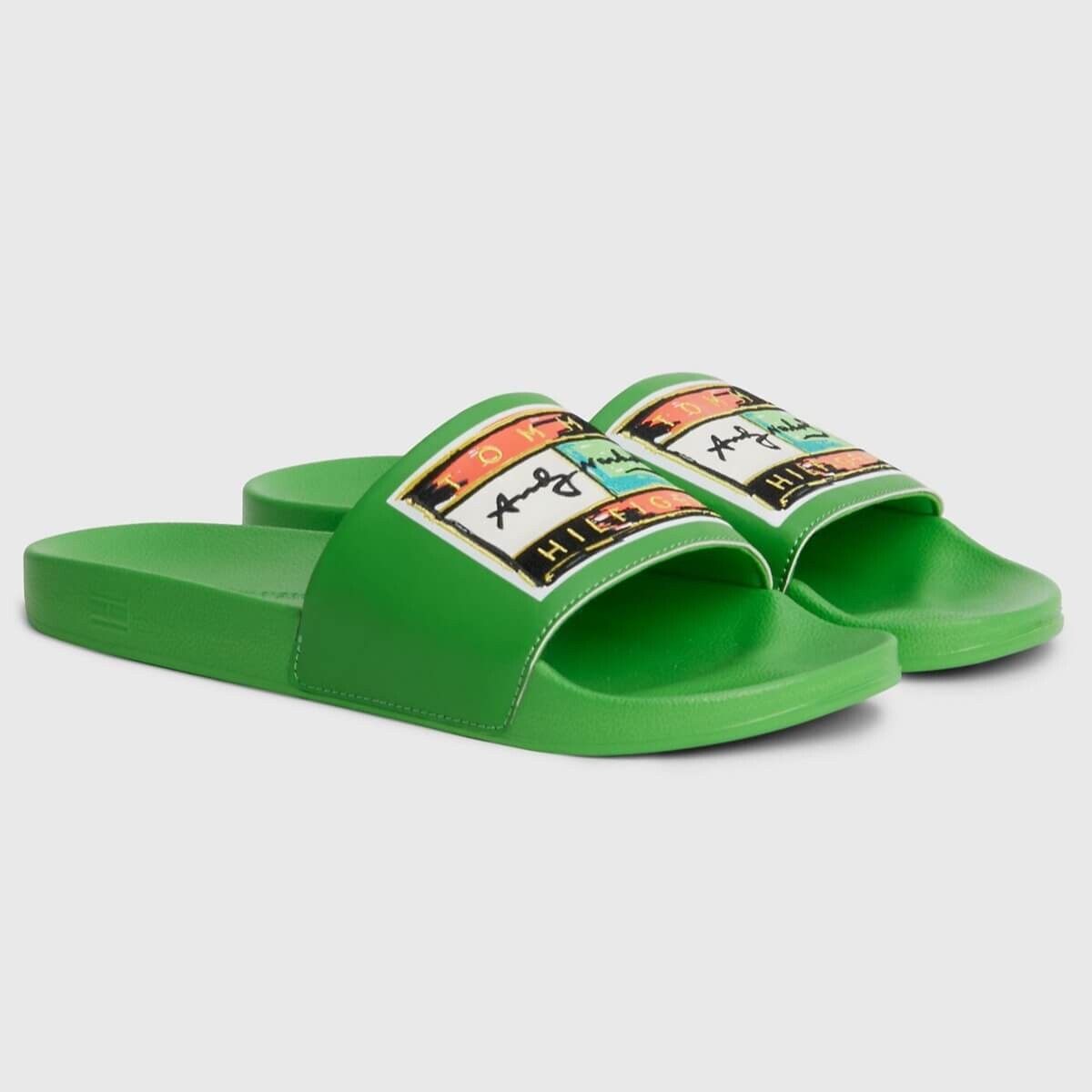 

Шлепанцы Tommy Hilfiger TH X Andy Warhol Pool Slide, зеленый