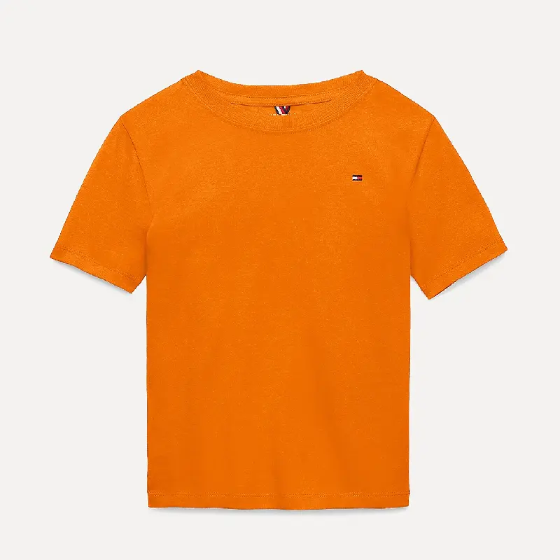 

Футболка Tommy Hilfiger Kids' Solid, оранжевый