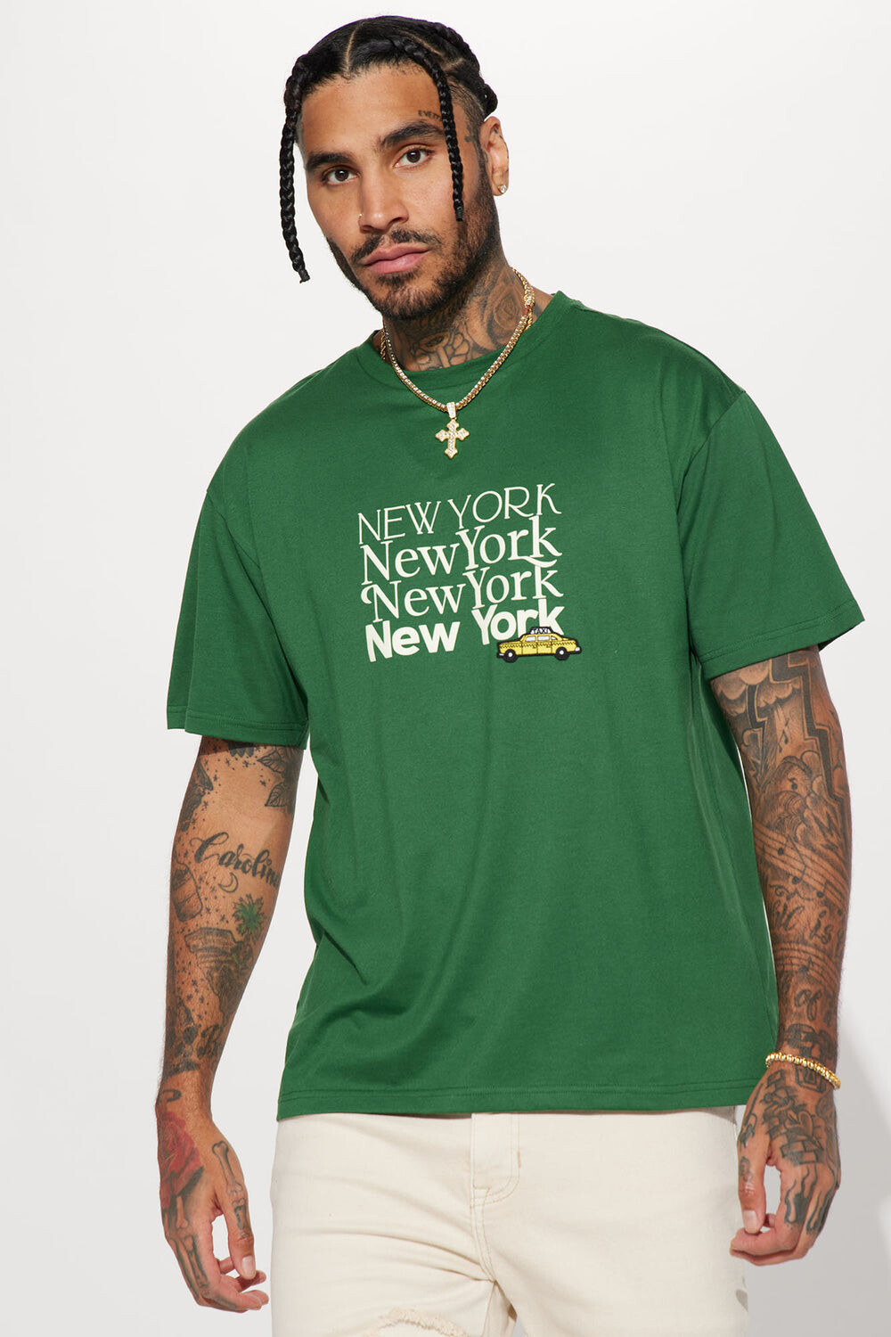 

Футболка Fashion Nova CKTS8486, зеленый