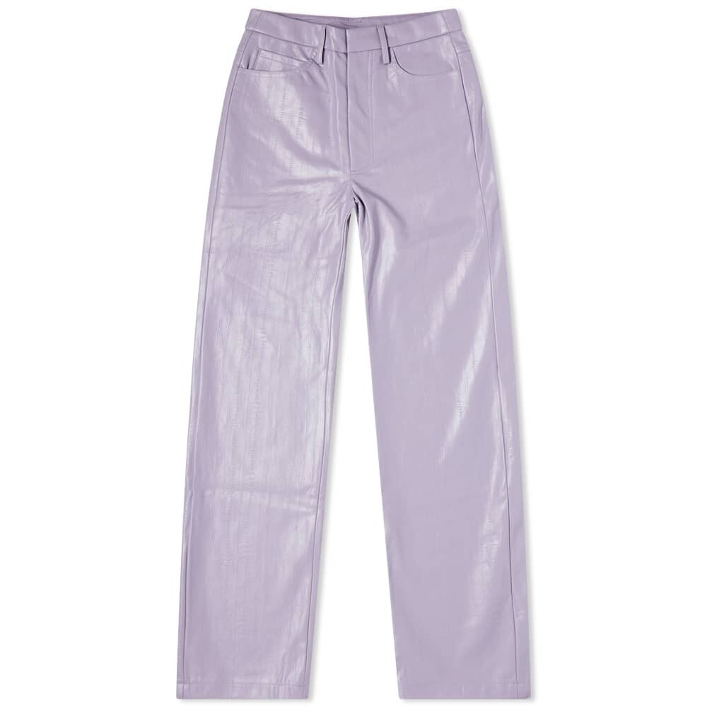

Брюки ROTATE Rotie High Waist Faux Leather Pants