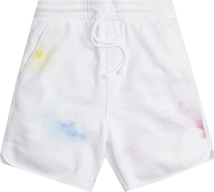 Шорты Kith Tie Dye Jordan Short 'White/Red', белый - фото