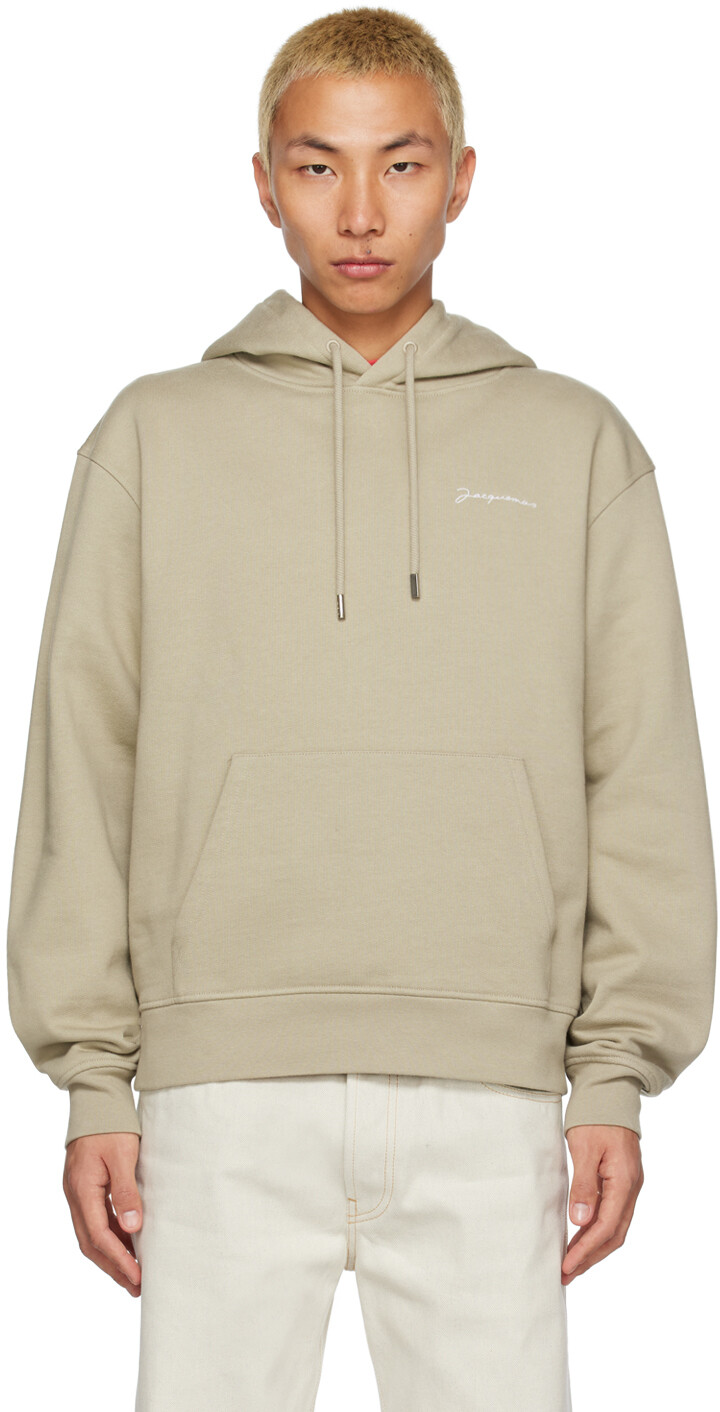 

Бежевая толстовка 'Le Sweatshirt Brodé' Jacquemus