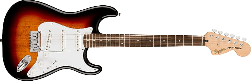 цена Электрогитара Squier by Fender Affinity Stratocaster 3-Tone Sunburst 037-8000-500