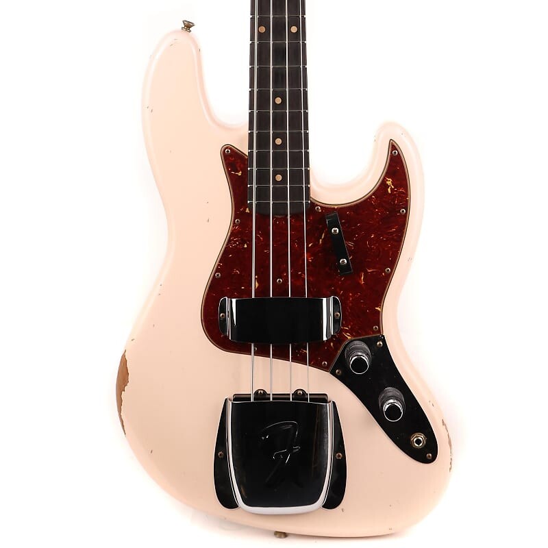 

Fender Custom Shop 1960 Jazz Bass Relic Faded Old Shell Pink