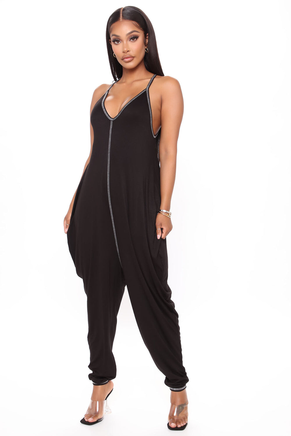 

Комбинезон Fashion Nova J21961, черный