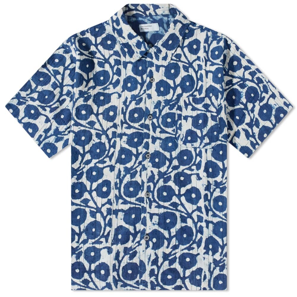 

Рубашка Universal Works Hand Printed Road Shirt