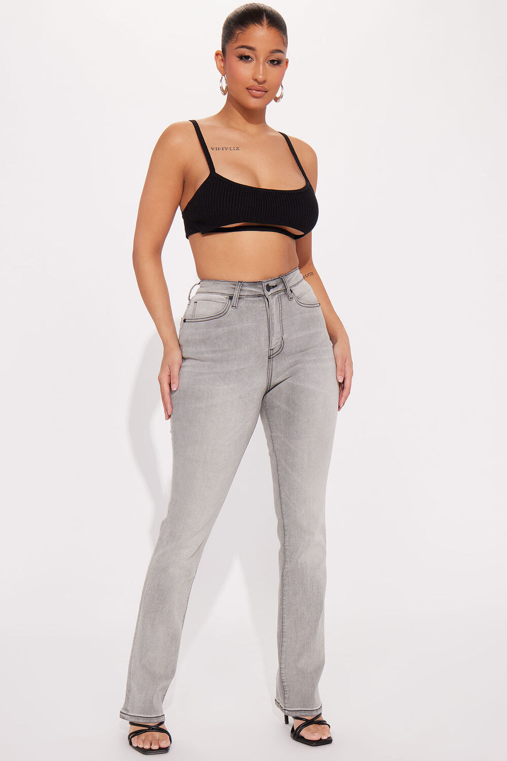 

Джинсы Fashion Nova FN1092, серый