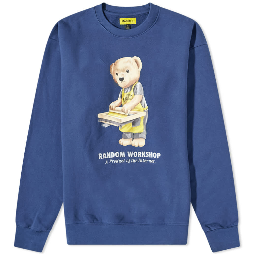

Толстовка Market Random Workshop Bear Crew Sweat