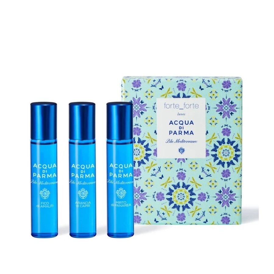 

Набор Acqua di Parma Blu Mediterraneo, 12 мл, 3 предмета