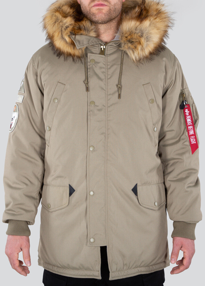 

Куртка Alpha Industries Arctic Discoverer, песочная, Бежевый