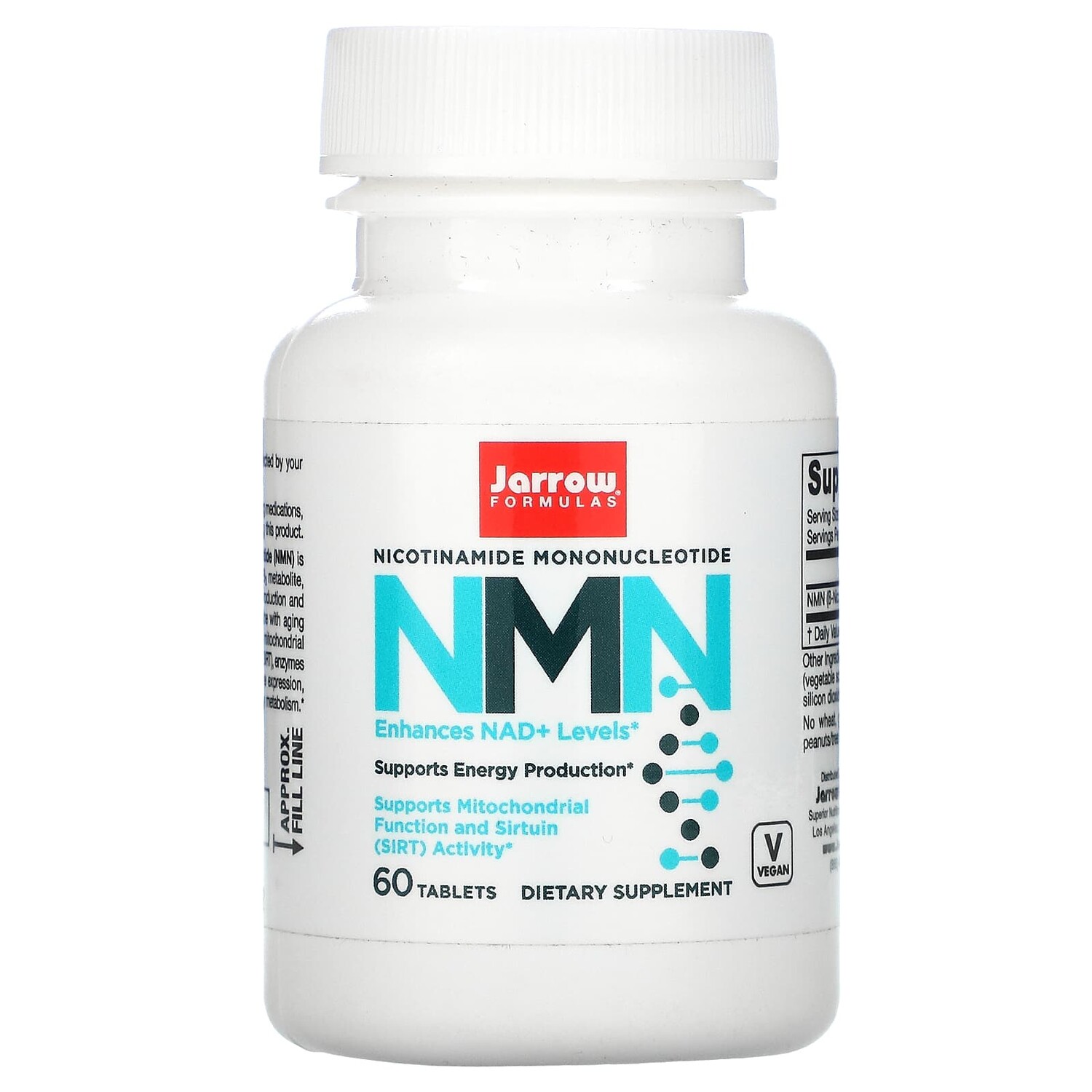 

NMN, никотинамид мононуклеотид, 60 таблеток Jarrow Formulas