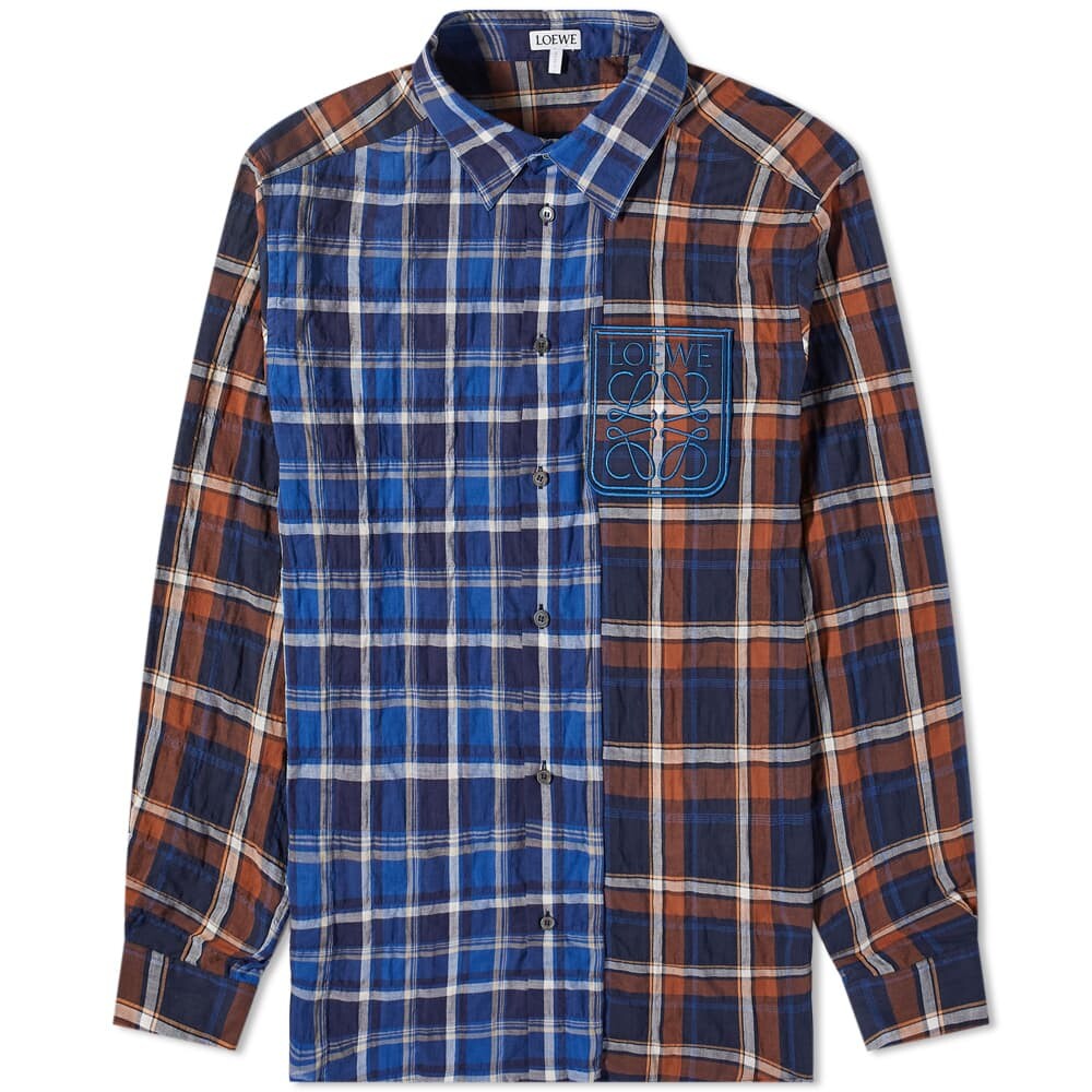 

Рубашка Loewe Patchwork Check Shirt