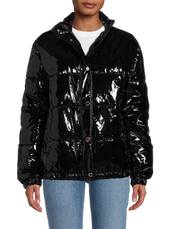 

Пуховик Love Moschino, черный
