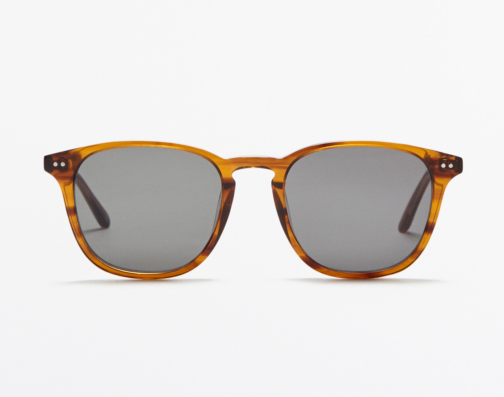 солнцезащитные очки massimo dutti oval изумрудный Солнцезащитные очки Massimo Dutti Resin, коричневый