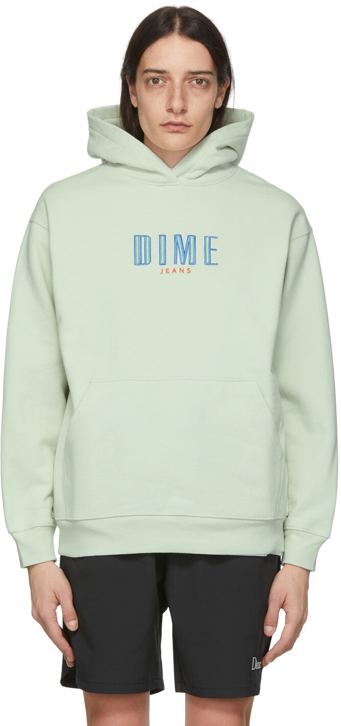 

Зеленый худи из хлопка Dime