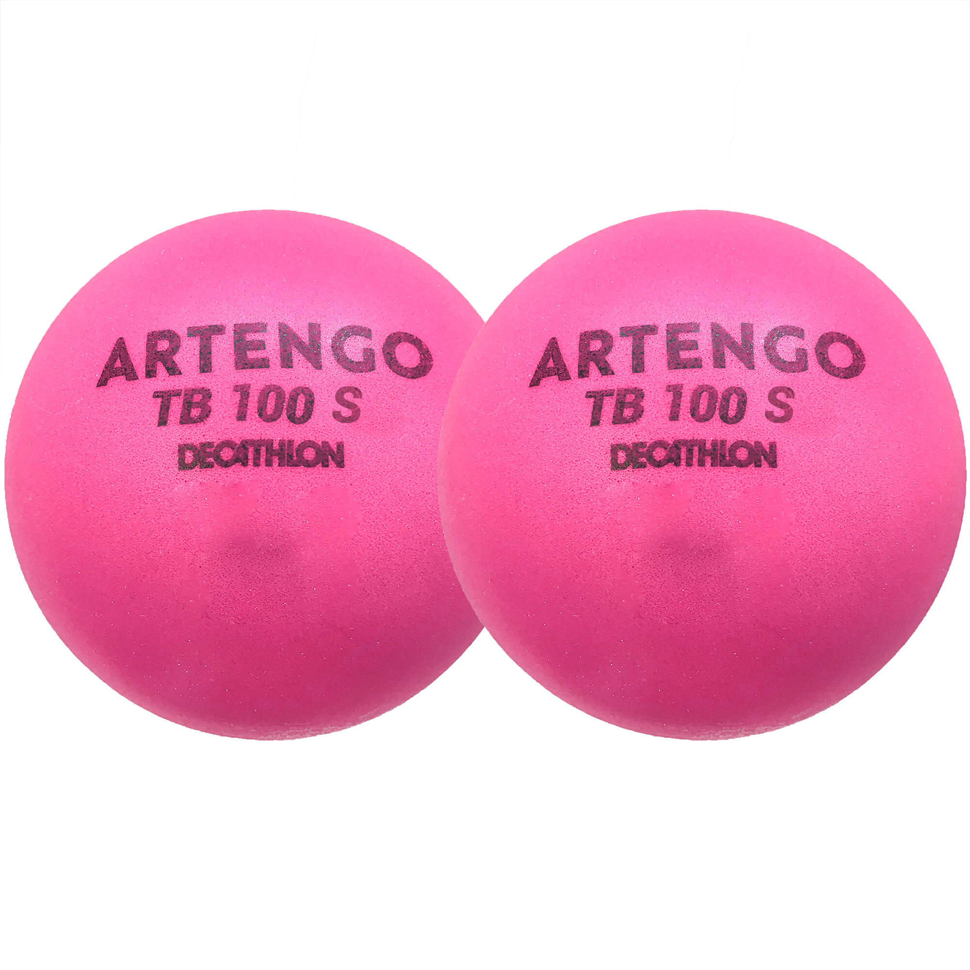 Теннисный мяч TB100 Foam ×2 7см Розовый ARTENGO