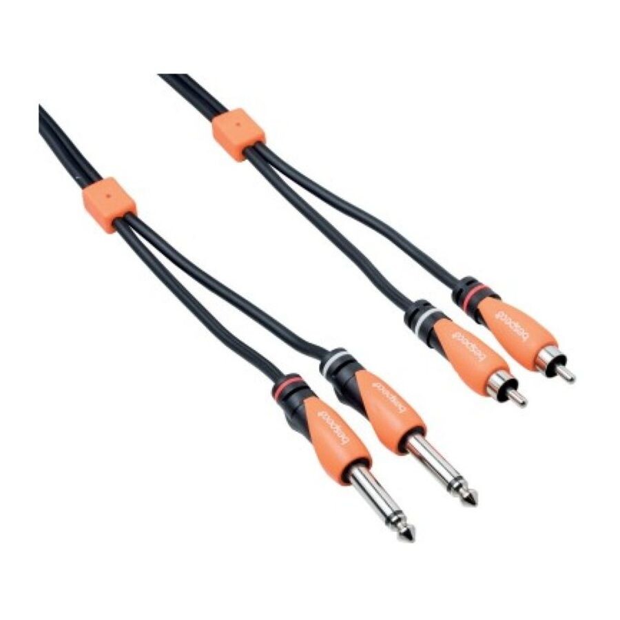 

Кабель Bespeco SLY2JR300 2 гнезда на 2 RCA 3M