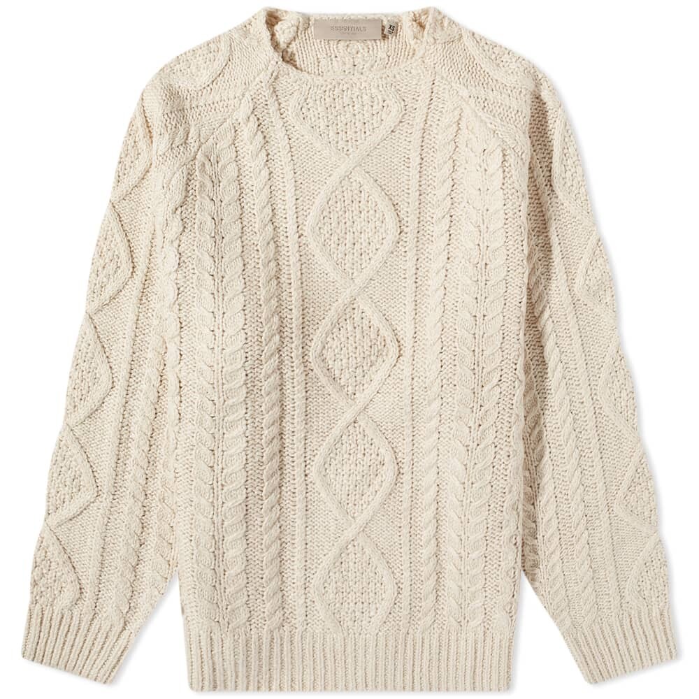 

Джемпер Fear of God ESSENTIALS Cable Knit, Серый