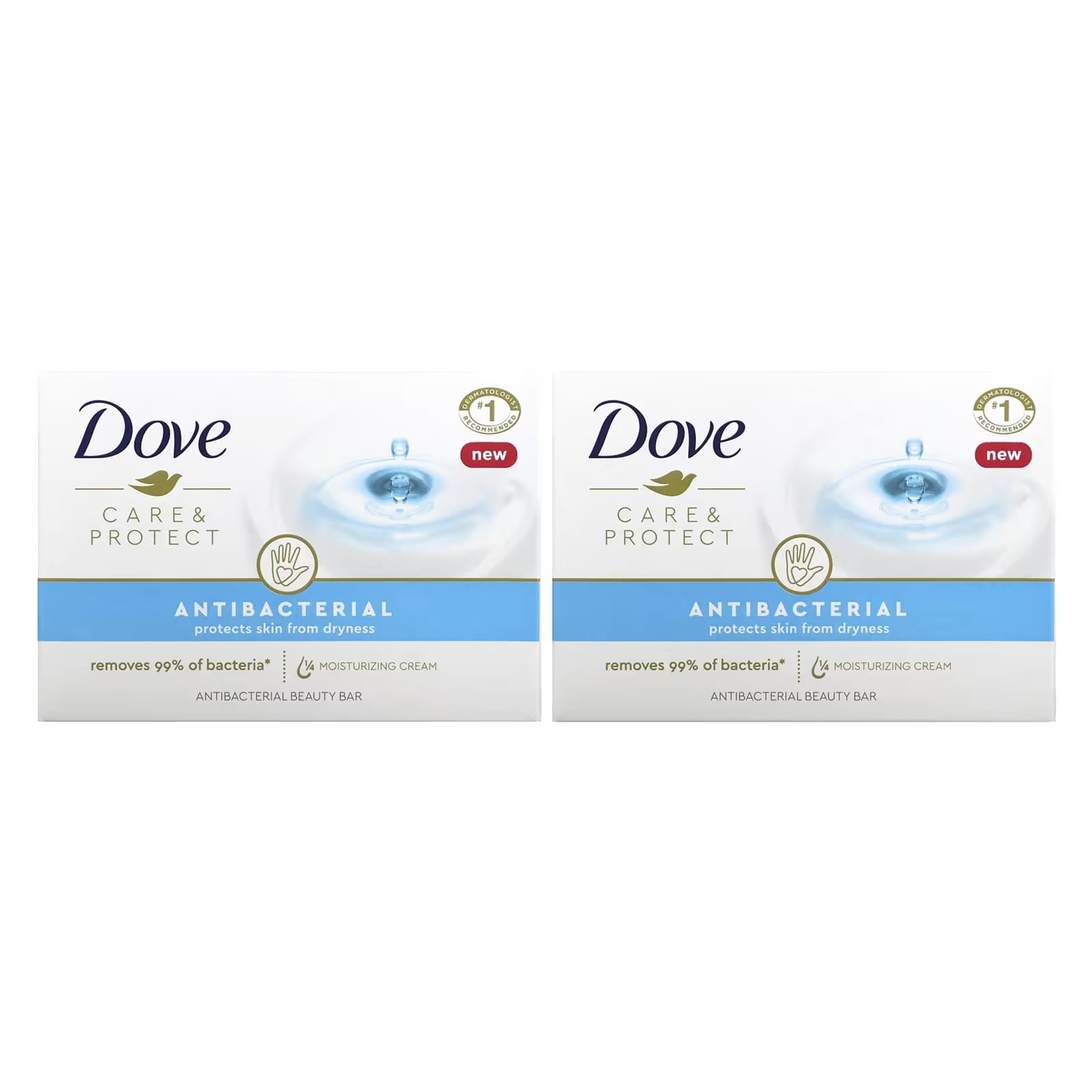цена Антибактериальное Косметическое Мыло Dove, 2 штуки по 106 г