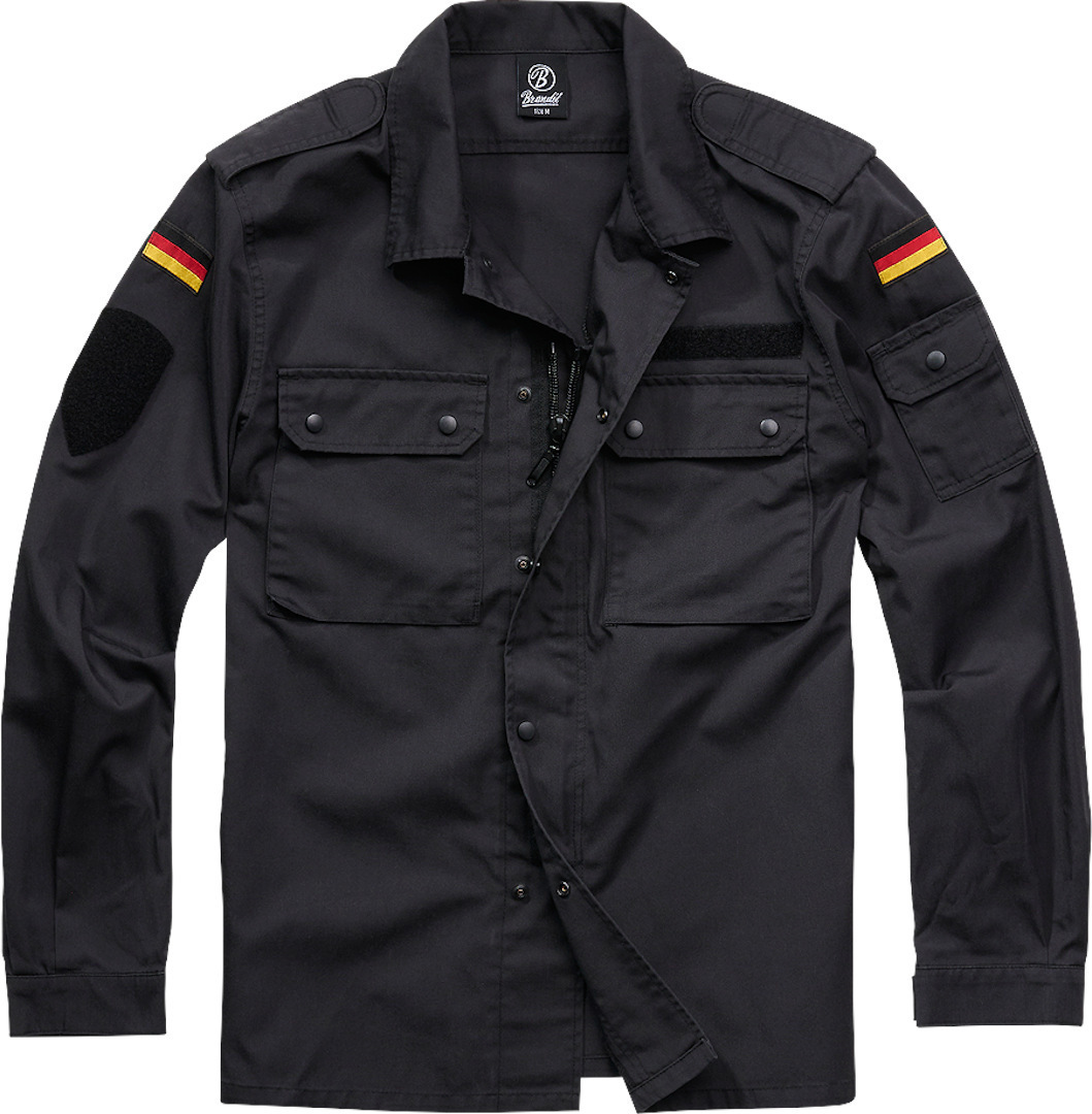 Куртка Brandit BW с коротким воротником, черный